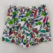 VTG Jams World Shorts Mens Medium Tropical Volleyball Surf Hawaii Cotton USA