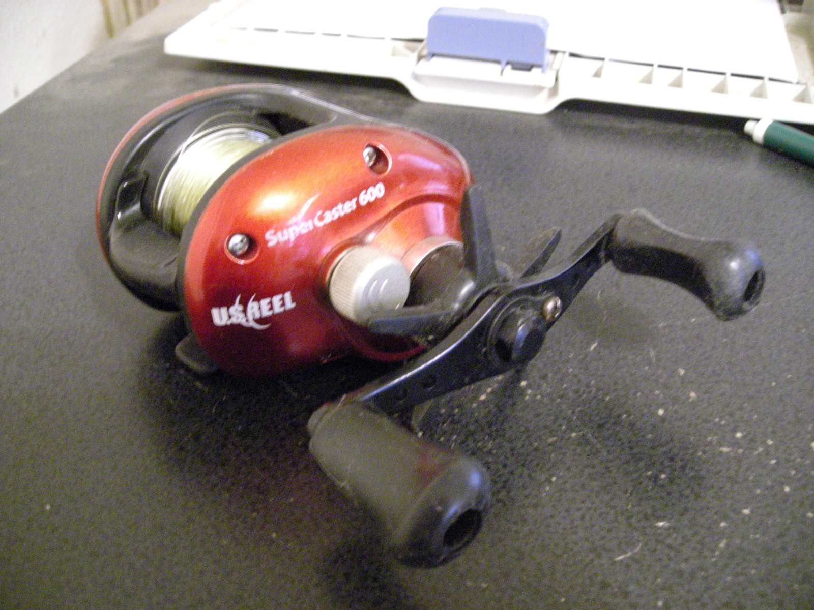 NICE CHEAP  600 Invader Right Hand Super Caster by U.S. Reel  Baitcaster Casting