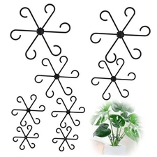 Plant Stem Support, Plant Support for Indoor Plants, Plastic Reusable 8pcs