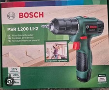 Aukkuschrauber Bosch PSR 1200 Li- 2 mit 2x Akku