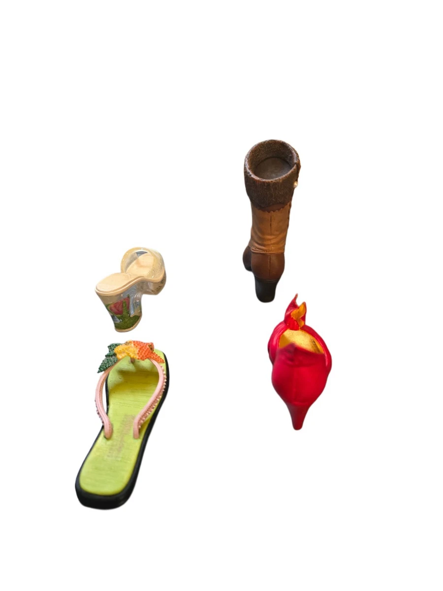 Miniatur Sammlerschuh "Just the right shoe" -4 stk.