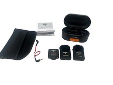R DE Rode Wireless Go II Dual Channel Wireless Microphone Bundle - Tested/Works