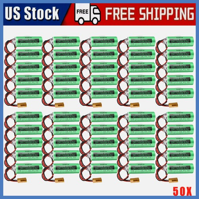 #ad #ad 50 x CR17450SE R 3V 2500mah PLC Battery for FANUC A98L 0031 0012 CNC with Plug $315.69
