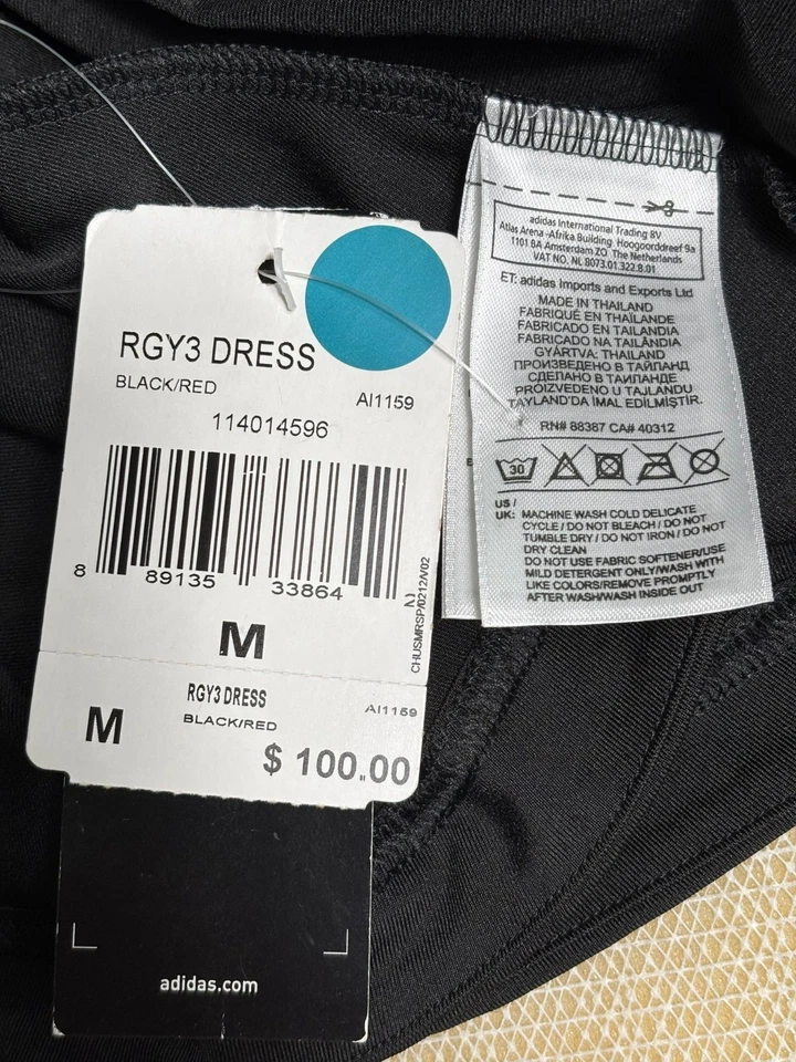 Adidas Y-3 Yohji Yamamoto Roland Garros On Court Dress  Size M Limited Edition - Image 3 of 4