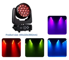 285W CREE LED Moving Head Spot Light – RGBW Beam DMX-512 / Auto / Sound Active