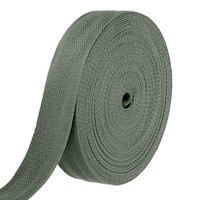 Baumwollband 1.5 Zoll 15.3 Yard Polyester Baumwollband Riemen Grau