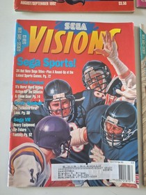 Sega Vision Magazine Lot of 8 GOOD CONDITION 1992 1993 1994 with labels CLEAN