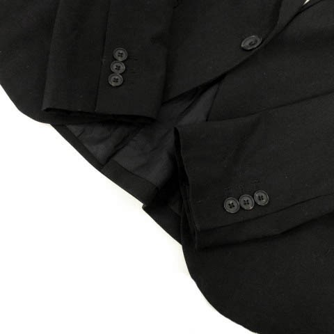 ZARA BASIC Jacket Peak Lapel Single 1B Face Black… - image 4