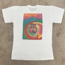 Vintage 80s Coca Cola T Shirt Large Single Stitch Double Sided Screen Stars Rare