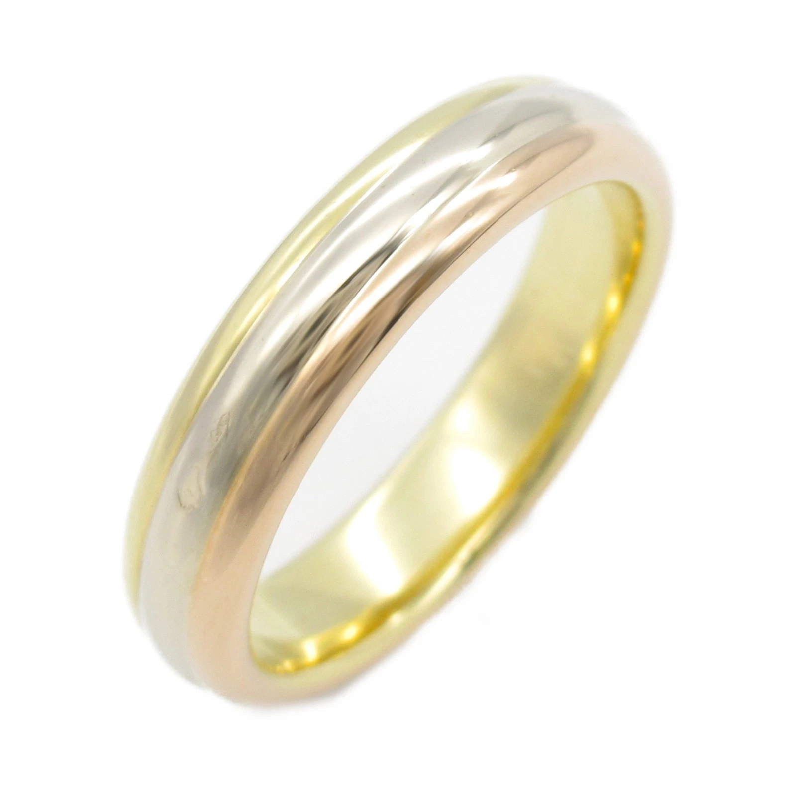 CARTIER Louis Cartier Vendome Ring 18K Three Gold  US size 6 #52