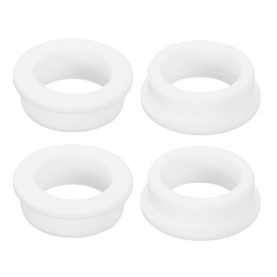 4stk Gummiringe 45mm Bohrloch, 35mm ID-Loch Top Hat Grommet Weißes