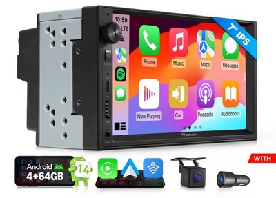 Eonon UX7A Wireless CarPlay & Android Auto 14 2DIN Car Stereo Radio WiFi GPS DSP