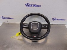 Audi A5 S5 Steering Wheel Black Leather Red Stitching 3 door coupe 8T 07-11