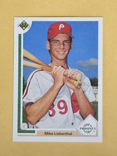 1991 Upper Deck Mike Lieberthal Rookie Philadelphia Phillies RC #67