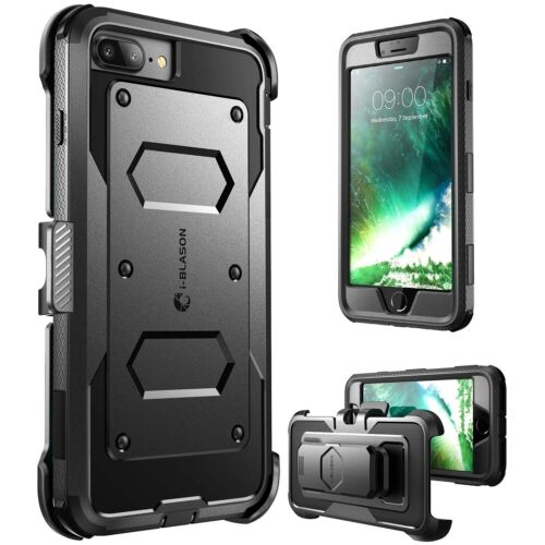Do iPhone 8 7 Plus / iPhone 8+ 7+ Case i-Blason Armorbox Screen Protector Cover - Zdjęcie 1 z 43