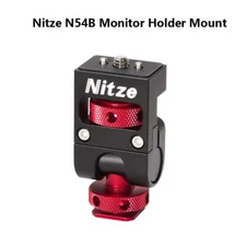NITZE MONITOR HOLDER MOUNTCOLD SHOE TO 1/4 20 SCREW WITH LOCATING PINS N54B