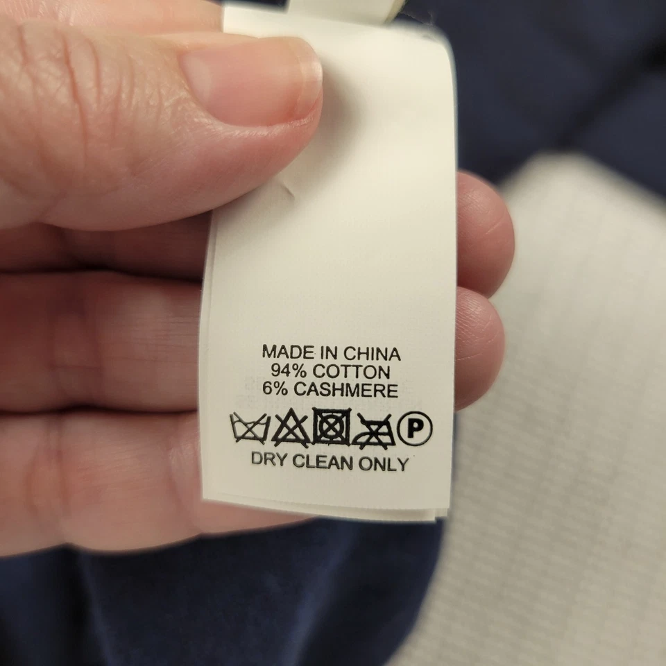 Jack Spade Cashmere Blend Two Tone V-Neck Sweater Mens Size XL READ - Image 4 of 4