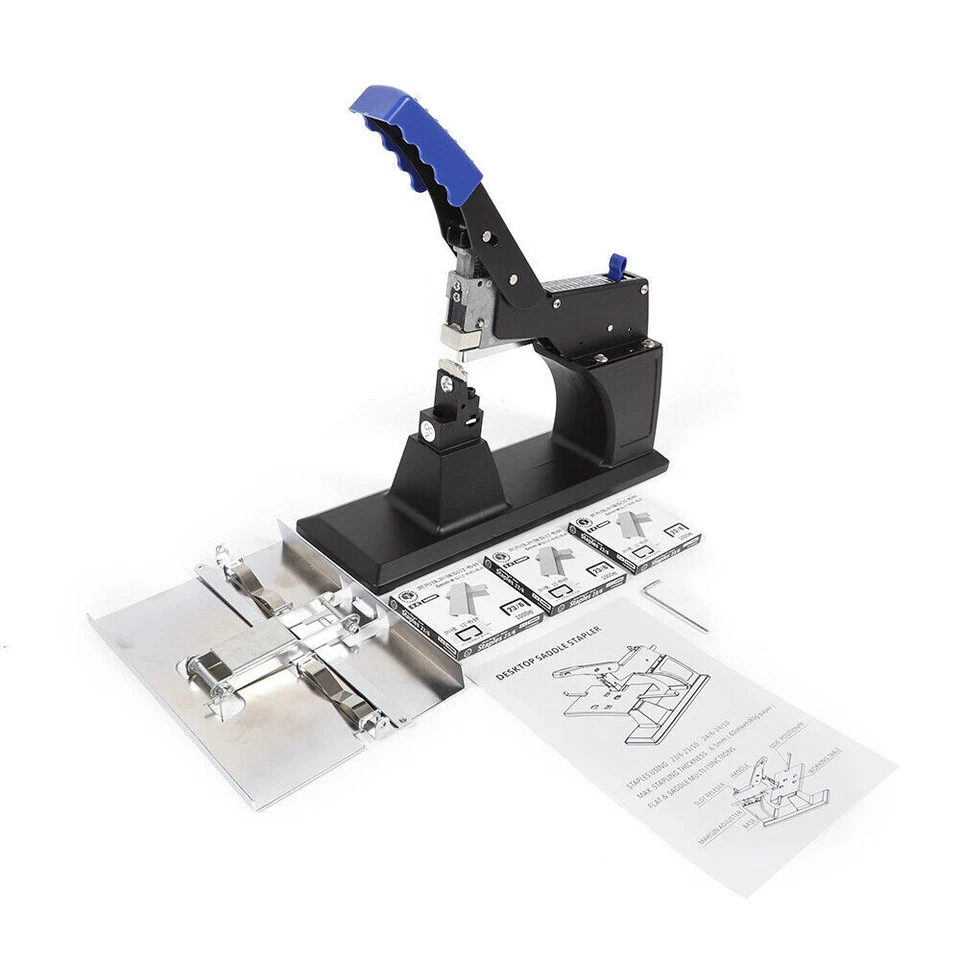 A3 Manual Flat Saddle Stitching Dual Stapler Binder Book Binding Machine 6.5mm - Image 4 of 4