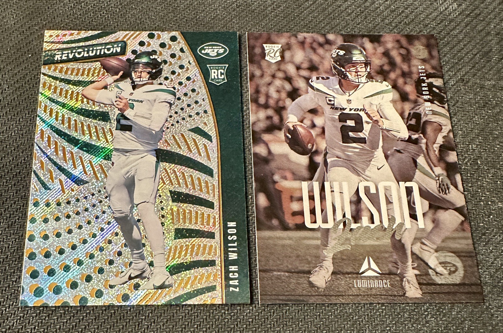 2021 Panini Chronicles Zach Wilson ROOKIES | Revolution RAPTURE + Luminance