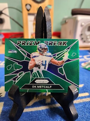 2024 Prizm Football D.K. Metcalf Green Prizm Break