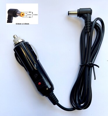 Ladekabel für ZEUS SNAP ON EEMS342A, Zigarettenanzünderstecker auf 5,5*2,5 12mm