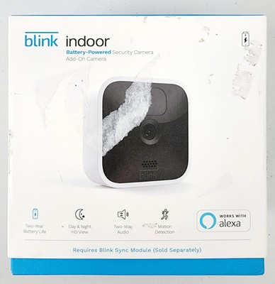Blink BCM00410U Indoor Battery-Powered Security Camera (Sync Module Required)