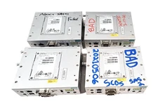 LOT OF 4 EACH MOXA V2201-E4-T ULTRA-COMPACT EMBEDDED COMPUTER PARTS ONLY