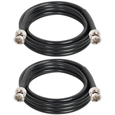 12G SDI Cable 6FT 2PCS, SDI Video Cable 3G/6G/12G 75ohm BNC Male Cable Suppor...