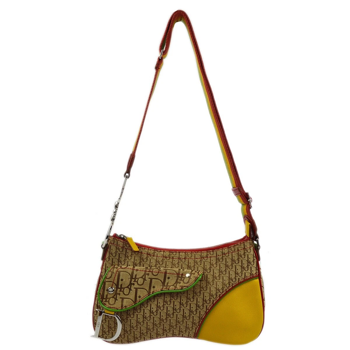 Sac bandoulière selle trotteur couleur Christian Dior Rasta 08RU0034 172667