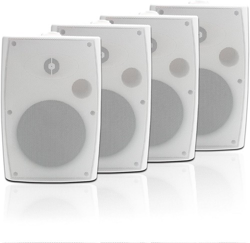 6.5 Inch 4 Passive Outdoor Speakers Wired Wall-Mount 800W Waterproof Heavy Bass - Picture 24 of 31