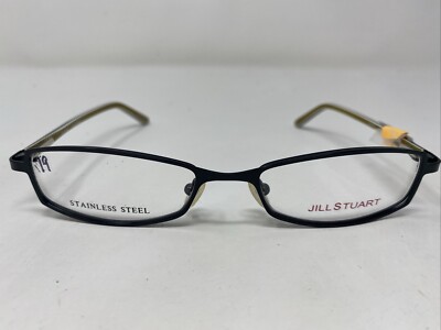Jill Stuart JS 177-2 53-18-130 Black Metal Full Rim Eyeglasses Frame ED71