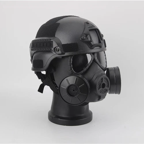 Cos S.A.S M04 Máscara de Gas Militar Aficionado Campo Combate MICH Disturbios Casco Táctico Traje - Imagen 18 de 18