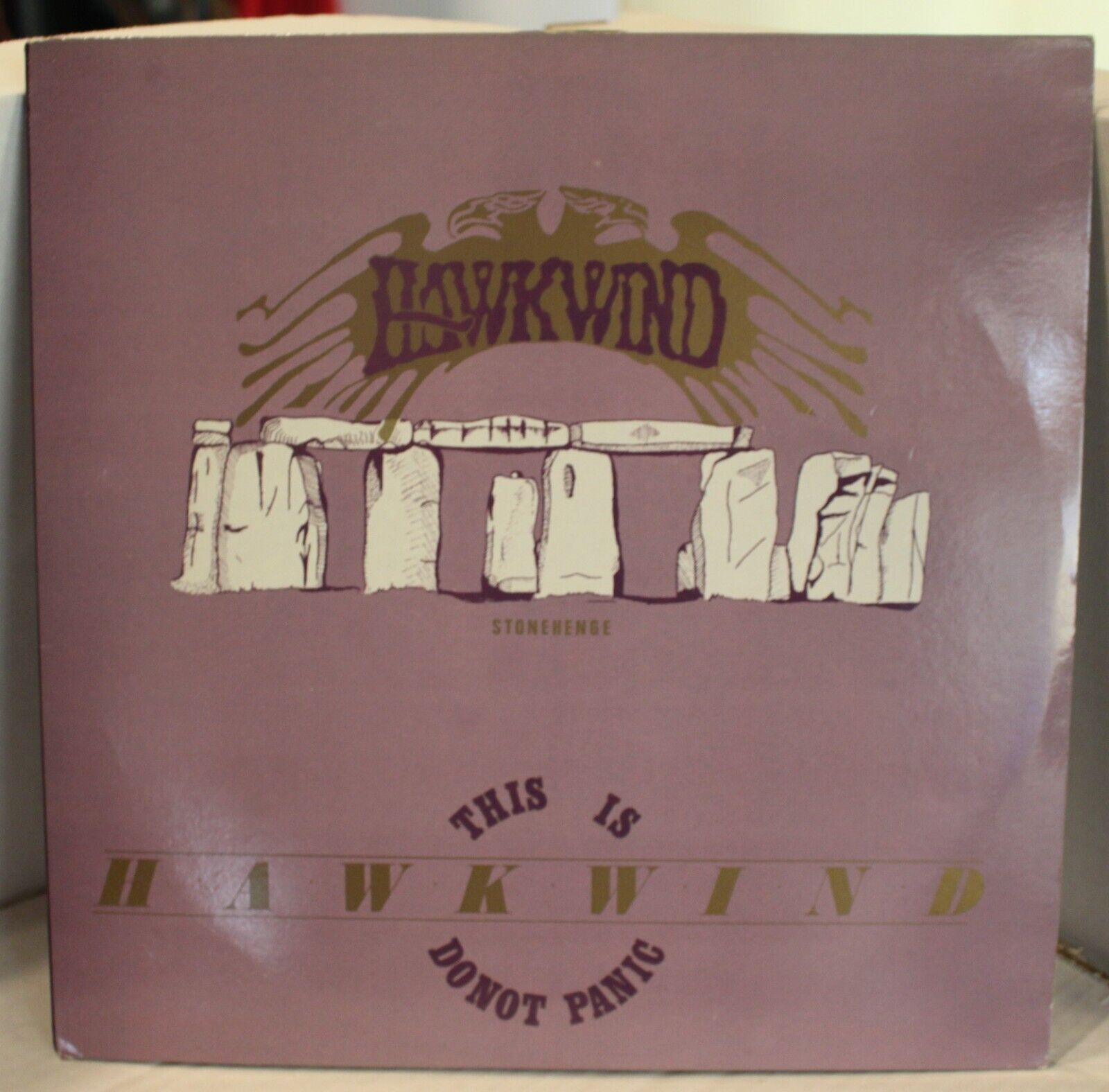 Hawkwind Vinyl LP Stonehenge This Is Hawkwind Do Not Panic Sharp 022 1st press