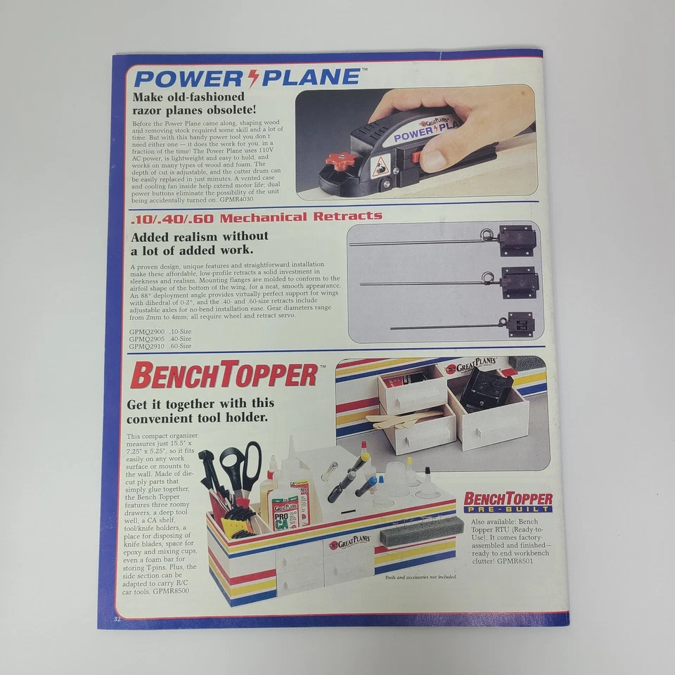 Great Planes VTG Edition 8 R/C Airplanes & Acc. Catalog Print Ad Ephemera Decor - Image 4 of 4