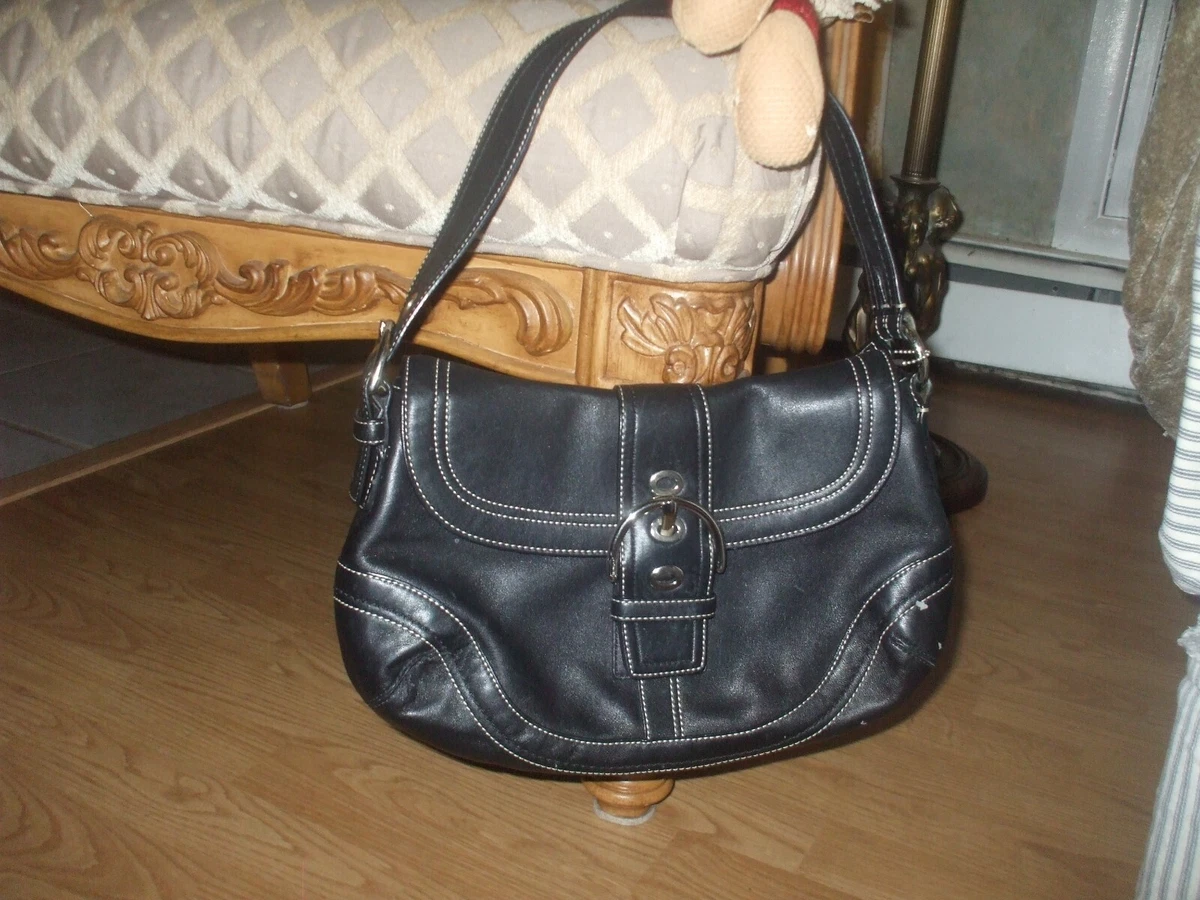 Soft Leather Tote Bag Black Leather Bag Women Bags SALE 