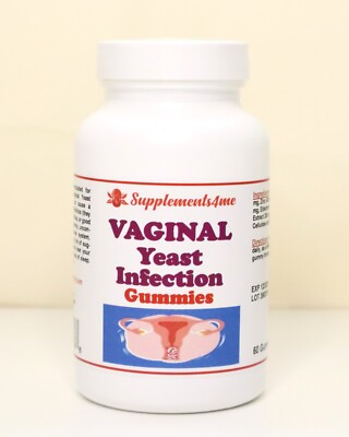 VAGINAL YEAST INFECTION - FUNGAL INFECTION KILLER -  TREAT PREVENT - 60 GUMMIES