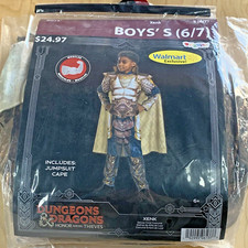 Dungeons Dragons Xenk the Paladin Muscle Boys Costume Size S 6/7 by Disguise
