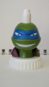 Good2Grow Nickelodeon Ninja Turtles Leonardo Collectible Juice Topper 2014 TMNT
