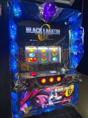 Black Lagoon Zero Japanese Slot Machine Pachi-Slot Pachislo Coinless Tested USED - Image 1 of 3