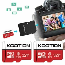 2 Pack 32GB Micro SD TF Card Class 10 UHS-I SDHC Memory Cards For Cameras Phone