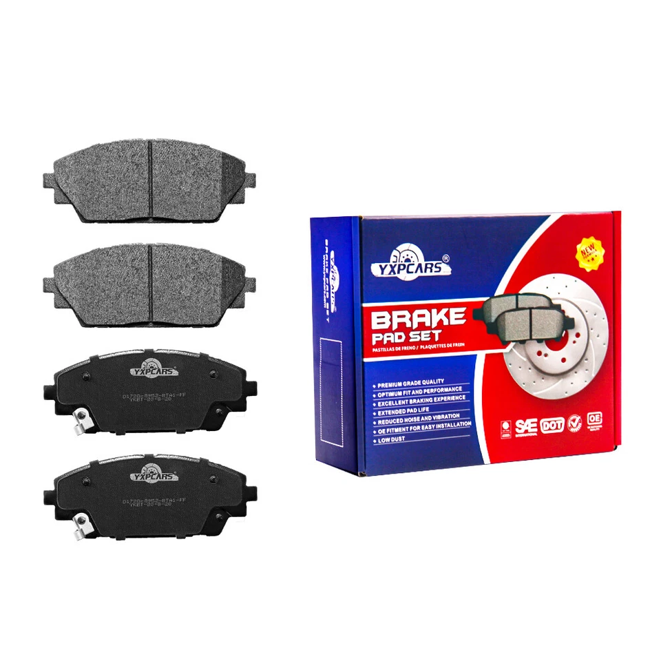 Kit de pastillas de freno de disco cerámicas delanteras traseras para Mazda CX-3 2016 2017 2018 Foto 3 de 4