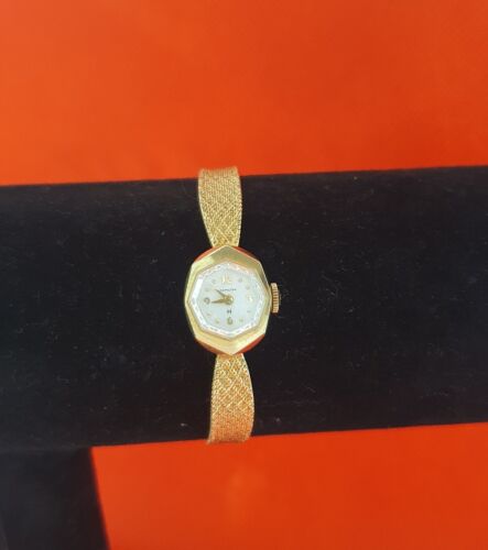 14K Gold Hamilton Womens Watch  - Picture 1 of 24