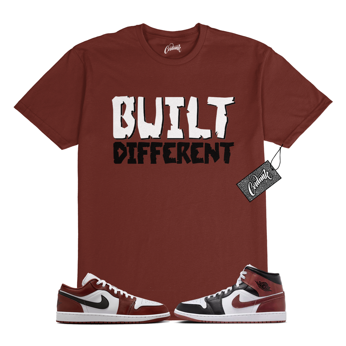 1 T shirt Dark Pony bianca nera abbinata COSTRUITA