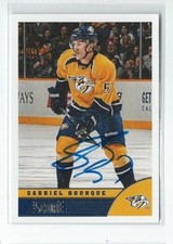Gabriel Bourque Signed 2013/14 Score Card #288