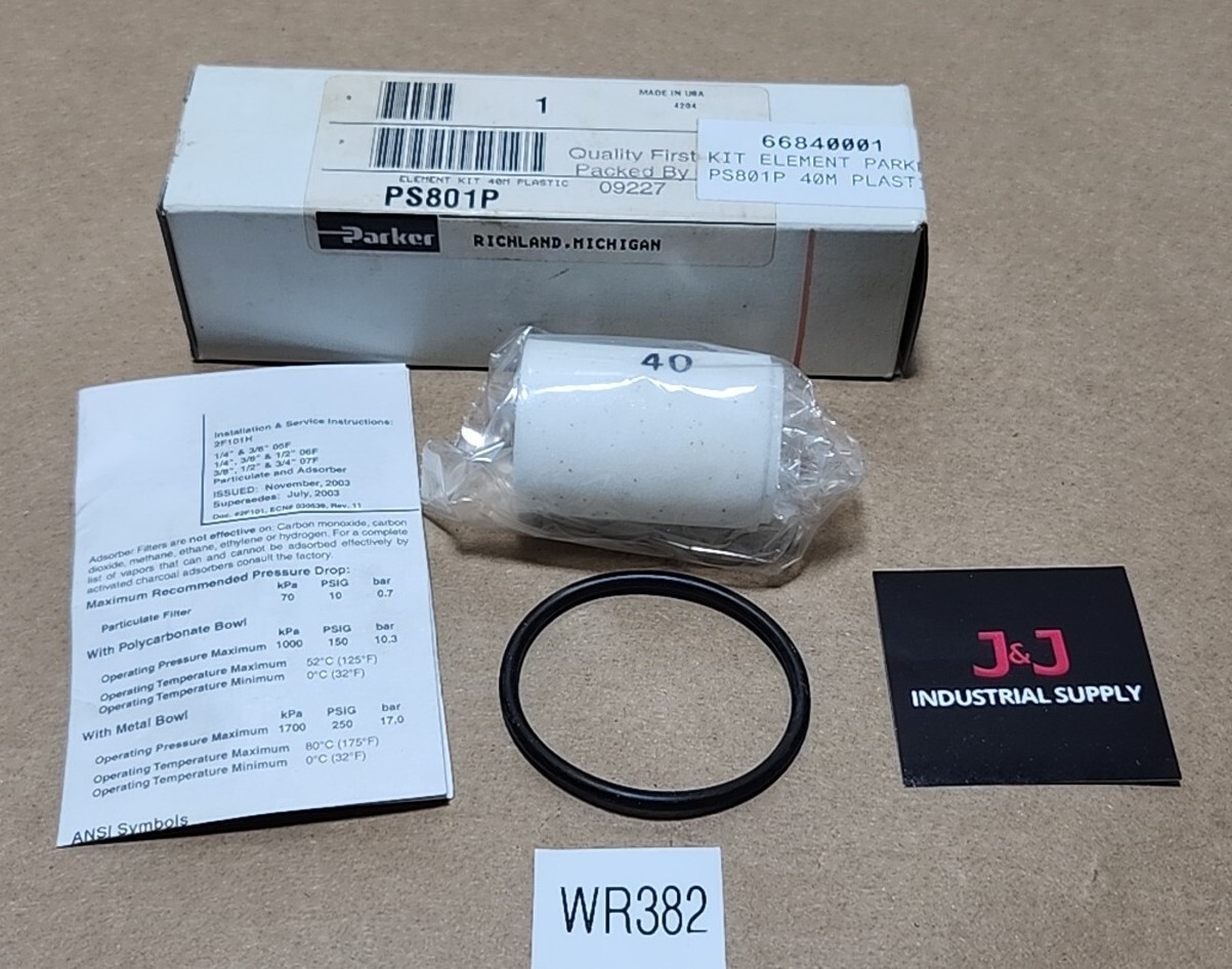 *BRAND NEW* Parker PS801P Air Element Kit 40 Micron 🇺🇸 Made + Warranty!