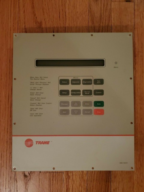 Trane X13650780 RTU interface display panel | eBay