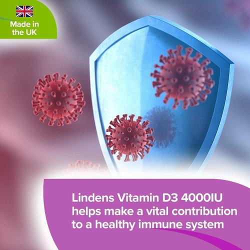 Vitamin D3 4000IU hochfeste 150 weiche Gelkapseln, Immun Gesundheit Linden - Bild 5 von 8