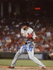 JEREMY HAZELBAKER ST. LOUIS CARDINALS SIGNED AUTOGRAPHED  #41 8X10 PHOTO W/COA 