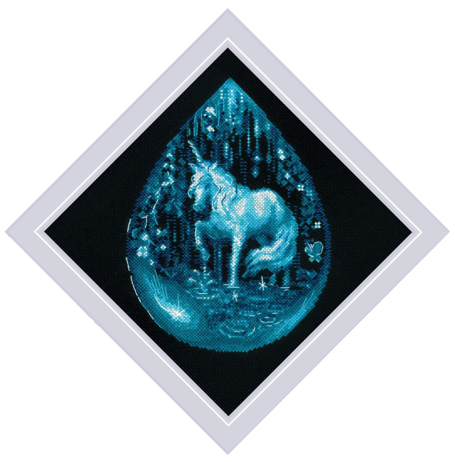 Riolis Counted Cross Stitch Kit Unicorn Tear R2161
