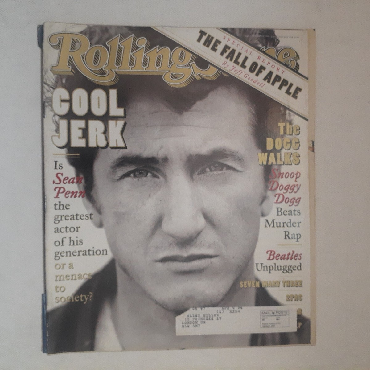 Rolling Stone Sean Penn Apple Snoop Doggy Dogg Beatles 2Pac Pulp Stereolab  Music | eBay